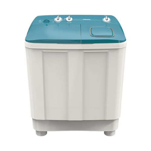 TORNADO Washing Machine Half Auto 7 Kg Pump White x Turquoise TMH-HS07CP(WA)