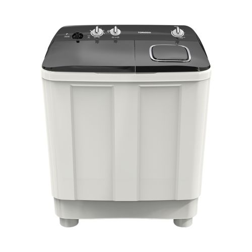 غسالة ملابس تورنيدو نصف أوتوماتيك 10 كجم طلمبة أبيض × أسود TMH-HS10CP(WK)