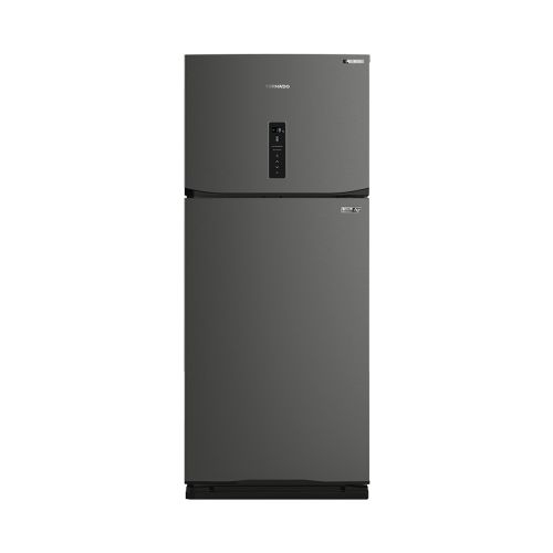 TORNADO Refrigerator Inverter Digital No Frost 396 Liter Dark Stainless RF-480ATV-DST