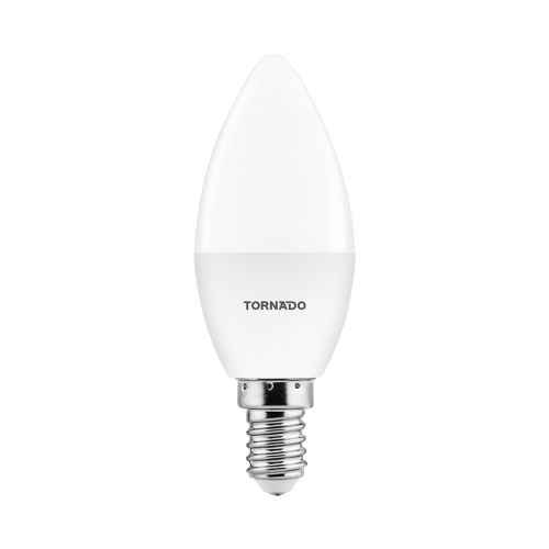 TORNADO Warm Light Candle LED Lamp 5 Watt Yellow Light CW-WM05H