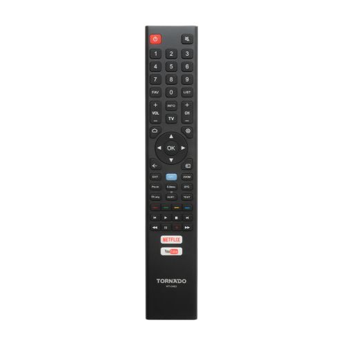 ريموت كنترول شاشة تورنيدو سمارت LED أسود