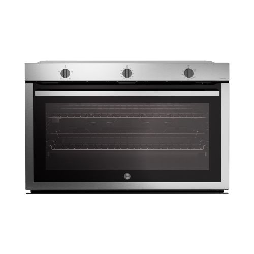 HOOVER Built-In Oven Gas 90 x 60 cm - 121 Liter Stainless Steel x Black HOU911G6-EGY