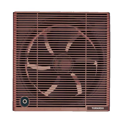 TORNADO Bathroom Ventilating Fan 20 cm Privacy Grid Brown TVS-20NM