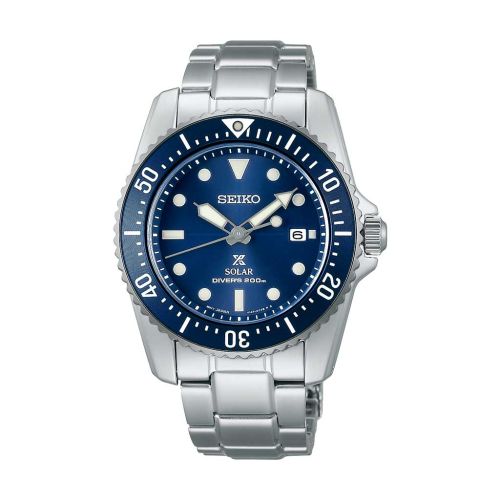 SEIKO Men's Watch PROSPEX Stainless Bracelet Blue Dial SNE585P1