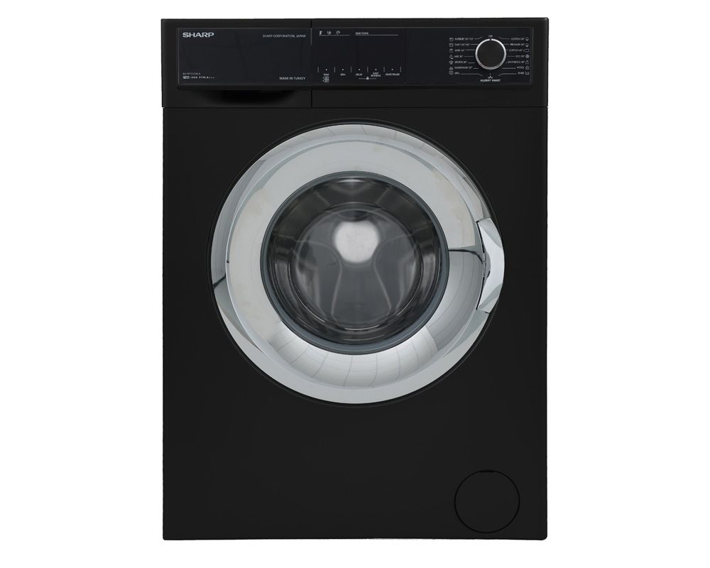 SHARP Washing Machine 7Kg Fully Automatic In Black Color ES-FP710CXE-B
