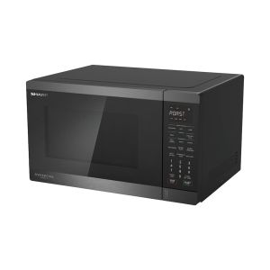 ميكروويف شارب شواية انفرتر 34 لتر 1100 وات 23 قوائم أسود R-340GRI-BS2