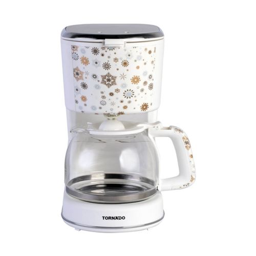 TORNADO Automatic American Coffee Maker 1.25 Liter White TCMA-9125-C