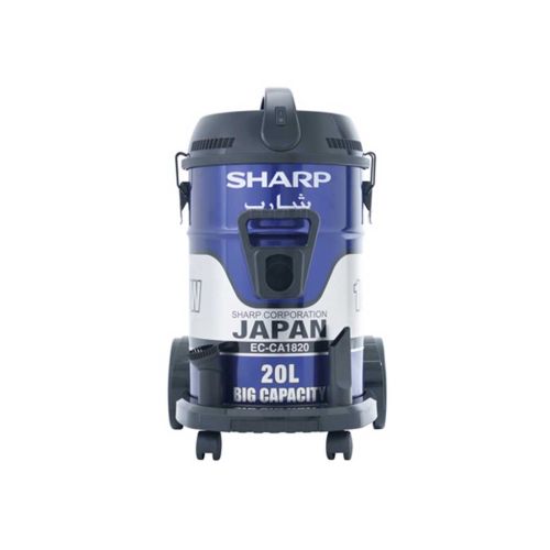 SHARP Pail Can Vacuum Cleaner 1800 Watt Cloth Filter Blue EC-CA1820-X