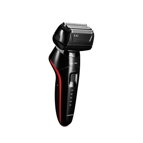 TORNADO Shaver 4 Flexible Blades - Shaving System - Wet and Dry Black THP-42B