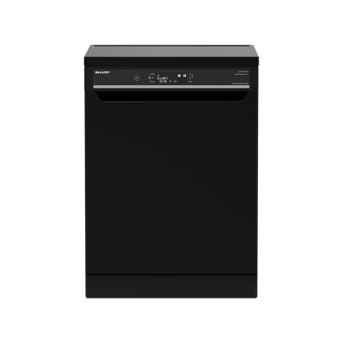 SHARP Dishwasher 15 Person 60 cm Inverter Digital 10 Programs Black QW-V1015M-BK2