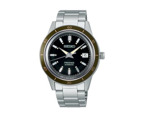 SEIKO Men's Hand Watch PRESAGE Stainless Band, Oily Dial SRPG07J1