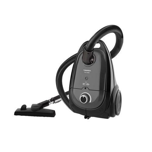 TORNADO Vacuum Cleaner 1800 Watt Anti-bacteria Filter Grey x Black TVC-180SG