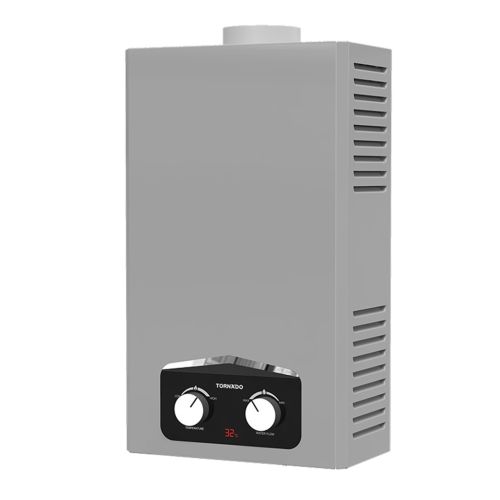 TORNADO Gas Water Heater 6 L Natural Gas Silver GHM-C06CNE-S