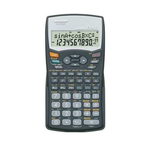 SHARP Standard Scientific Calculator 272 Function Black EL-531WH-BK