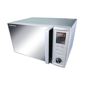 TORNADO Microwave Grill 36 Liter 1000 Watt 8 Menus Silver MOM-C36BBE-S