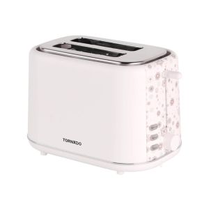 TORNADO Toaster 2 Slices 800 Watt White TT-852-C