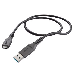 HAMA Charging/Data Cable USB Type-C - USB3.1 A Plug 1m Black HAMA178395