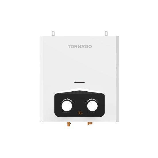 TORNADO Gas Water Heater 6 L No Chimney Natural Gas White GH-6SN-W
